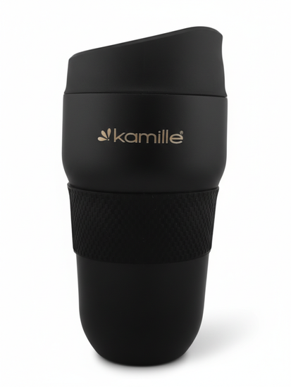 Термокружка 320 мл. из нержавеющей стали Kamille KM 2165 с TPR-вставкой