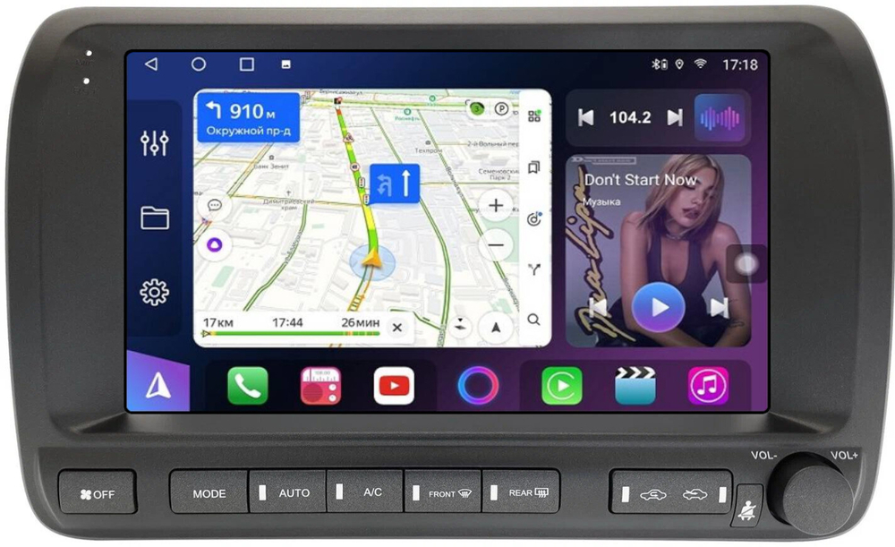 Магнитола для Toyota Crown / Crown Majesta S170 1999-2004 - FarCar BM10-9667 монитор 10" QLED на Android 13, TS10, 4Гб+32Гб, CarPlay, 4G SIM-слот