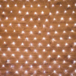 Гирлянда "Сеть" 1,5х1,5м, прозрачный ПВХ, 150 LED Белые