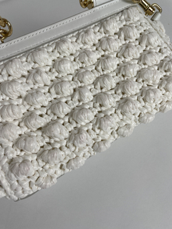 Сумка Dolce&Gabbana Small Sicily Raffia Crochet