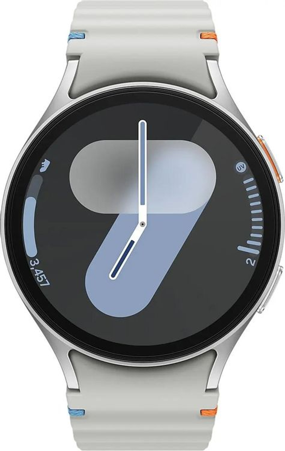 Смарт-часы Samsung Galaxy Watch 7 LTE 44мм,  1.47",  с SIM,  серебристый