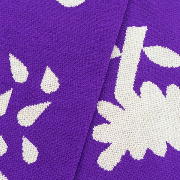 Шарф FW23 Scarg Graphic purple - фото 2