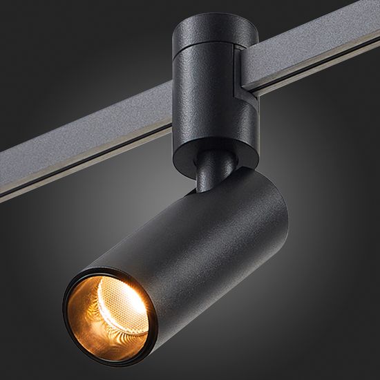 ST811.406.05 Магнитный трековый светильник FARM Черный LED 1*5W 3000K 341Lm Ra90 60 IP20 D35xH100 24 FARM