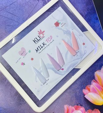 KLIO MILK TOP ДЛЯ ГЕЛЬ ЛАКА С ЛИПКИМ СЛОЕМ 15 мл