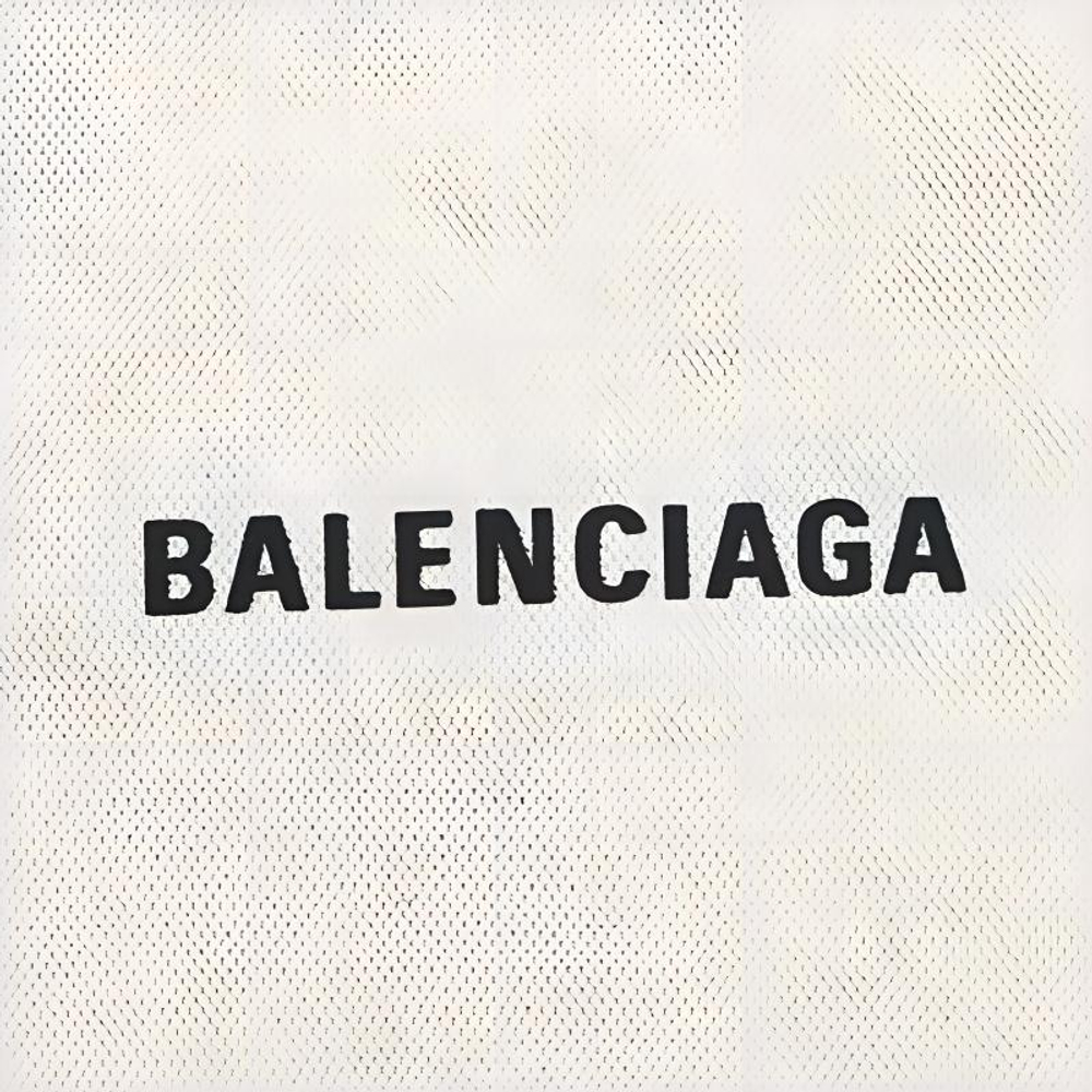 Balenciaga Canvas With Leather Canvas Bag Clutch Women"s Blue/White