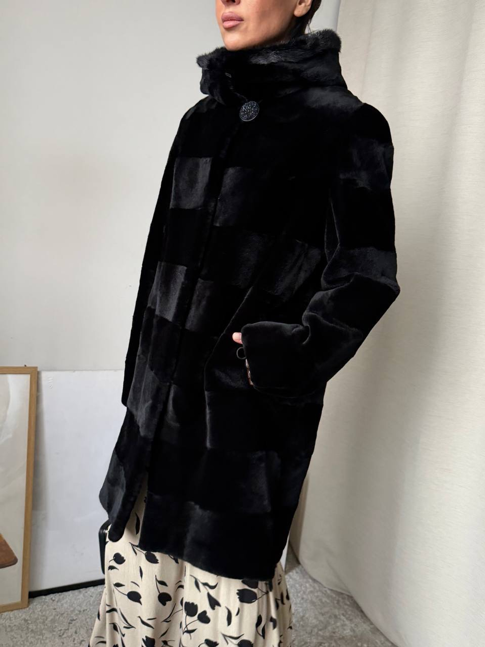 Шуба норковая, M