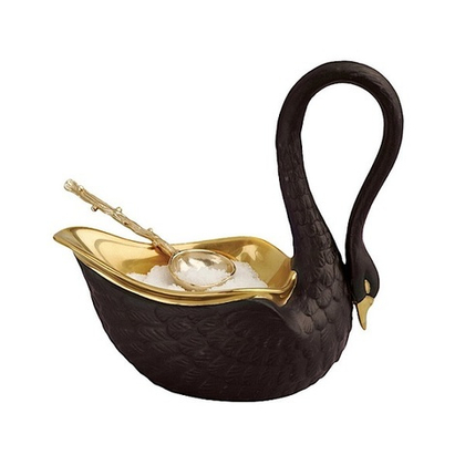 Лебедь чёрный малый, 9 см L`objet