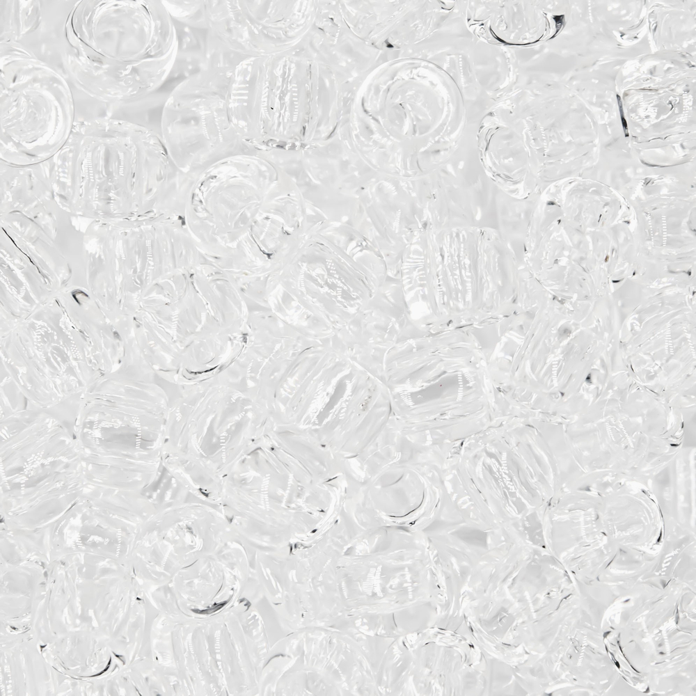 Японский бисер TOHO Round 6/0 (№1), прозрачный