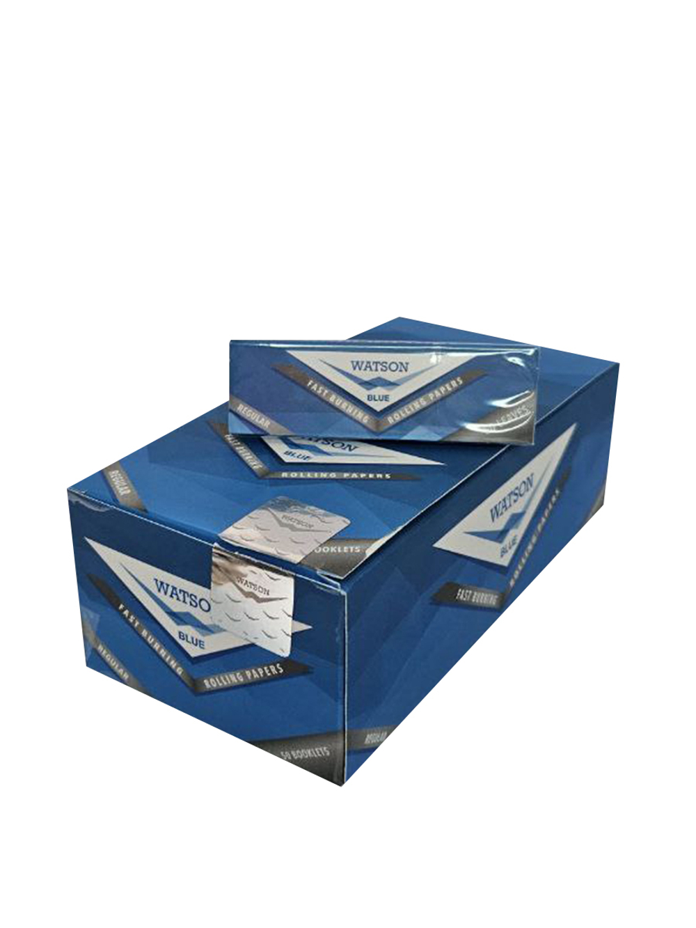 Бумага для сигарет блок "Watson" Blue Regular 70мм 21г/м 50л*50шт