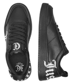 Кожаные кроссовки Just Cavalli - черный(77QA3SM5ZP397)