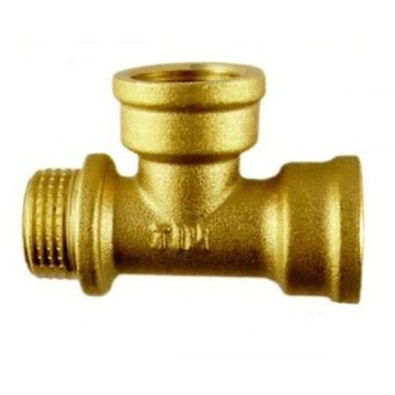 Тройник латунный 1/2" ВР-ВР-НР TIM