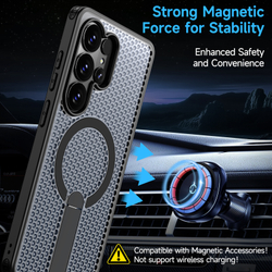 Прозрачный чехол Mesh Pro Magnetic Case для Samsung Galaxy S26 Ultra
