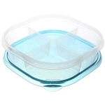 Контейнер пластиковый «Бриллиант» 4секции 22*22*6см