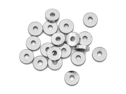 Спейсер 4мм, серебро (10штук)