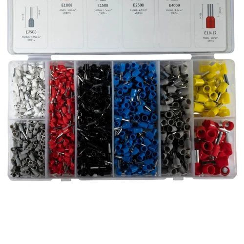 Набор втулочных наконечников НШВИ (1250 штук)