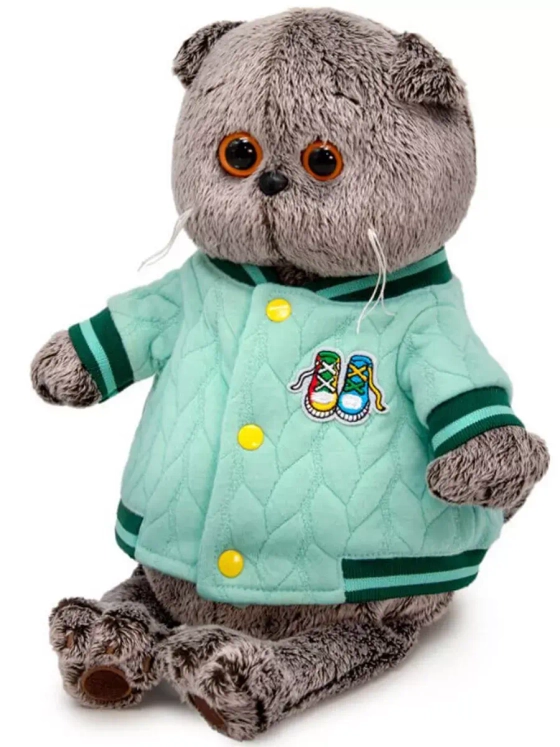 Мягкая игрушка Басик в бомбере 25 см Ks25-194