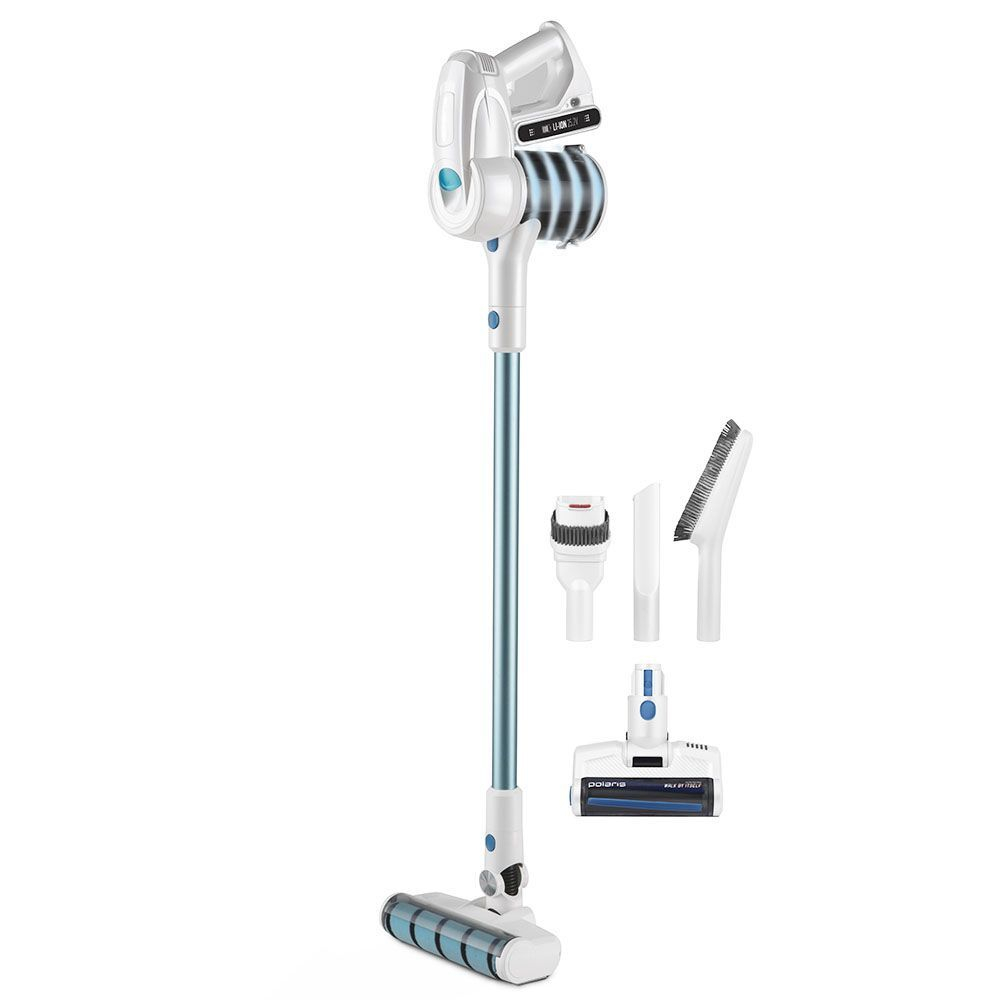 Пылесос вертикальный POLARIS PVCS 4000 HandStickPro бело-бирюзовый