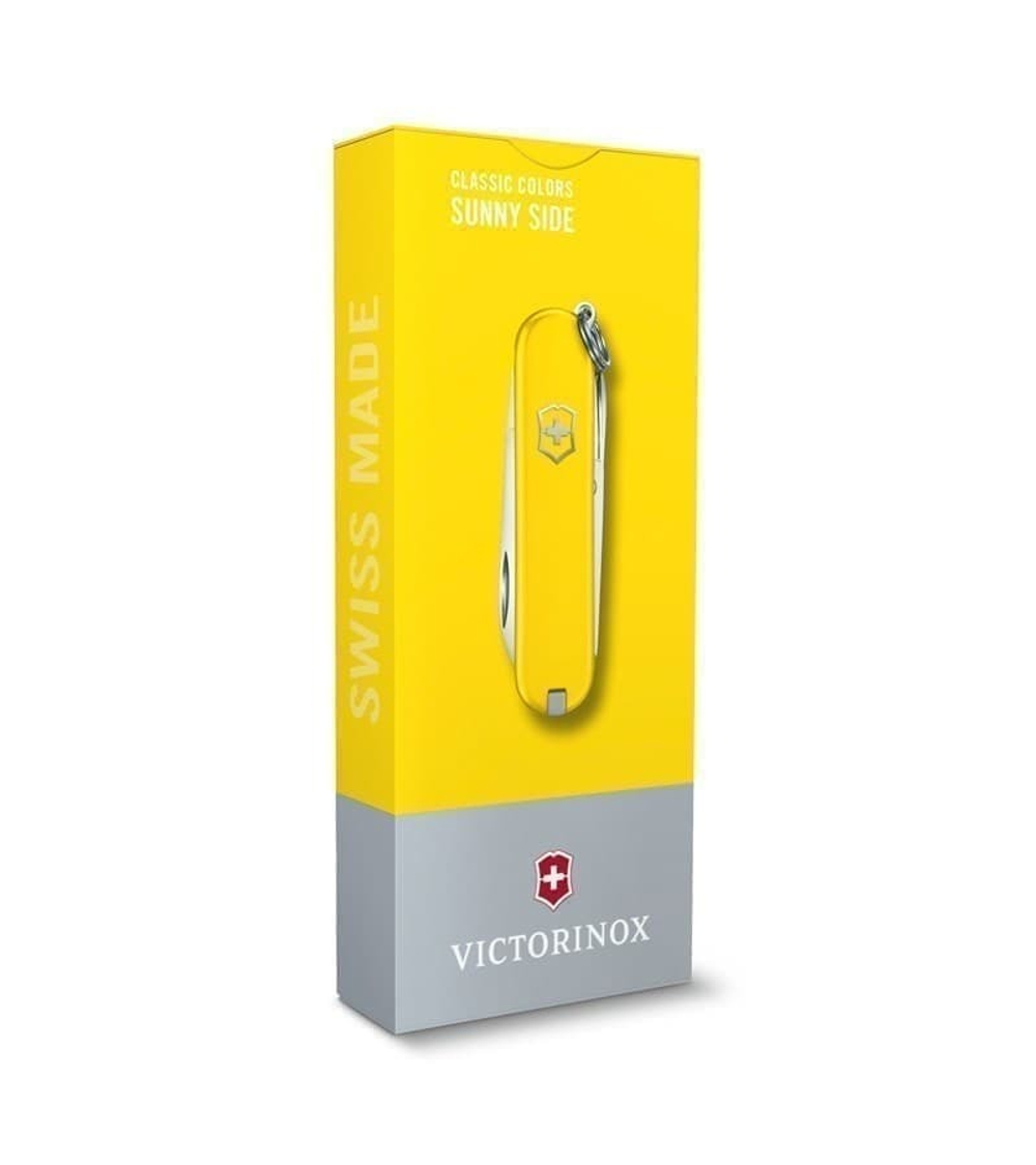 Нож-брелок VICTORINOX Classic SD Colors "Sunny Side", 58 мм, 7 функций, жёлтый