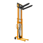 Ручной гидравлический штабелер SDJA 1525 (г/п 1.5 т, 2.5 м, раздвижные вилы) SMART