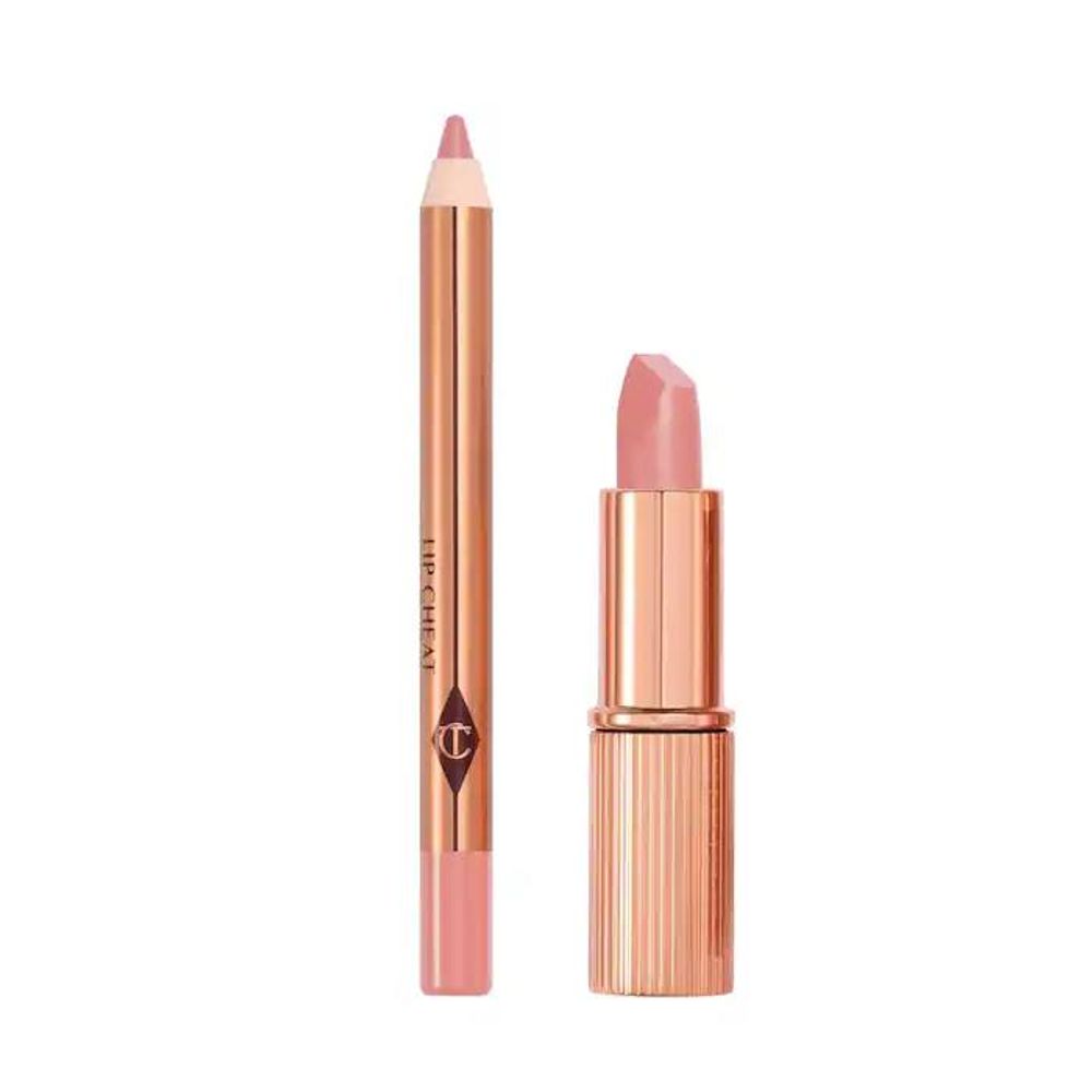 Мини-набор для губ CHARLOTTE TILBURY PILLOW TALK LIP KIT Iconic Lip Duo (розовый)