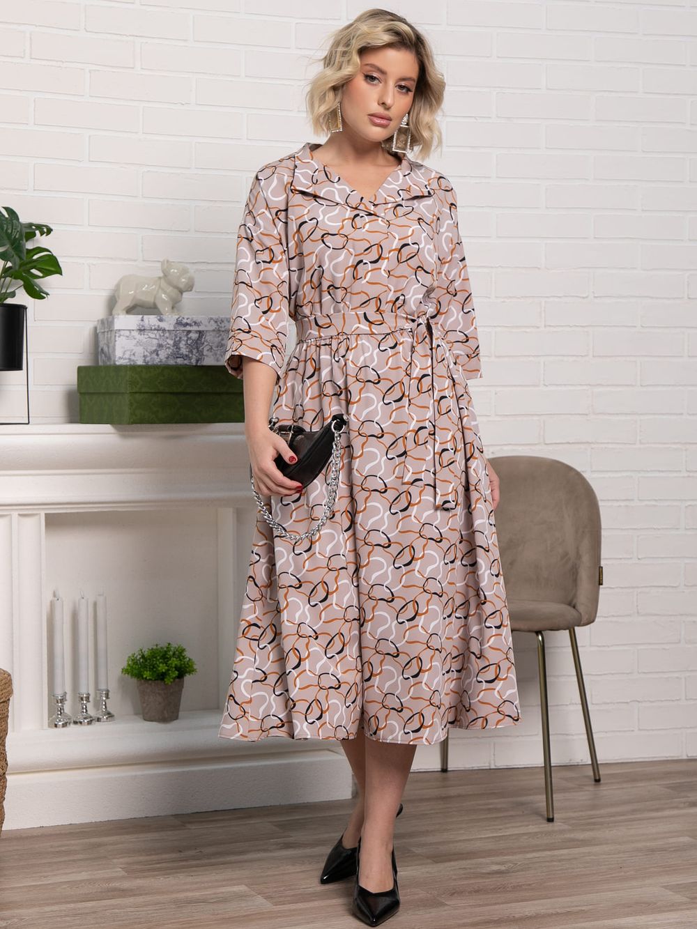 Платье Доминанта НЬЮ (бежевое) П15243-16М LT Collection