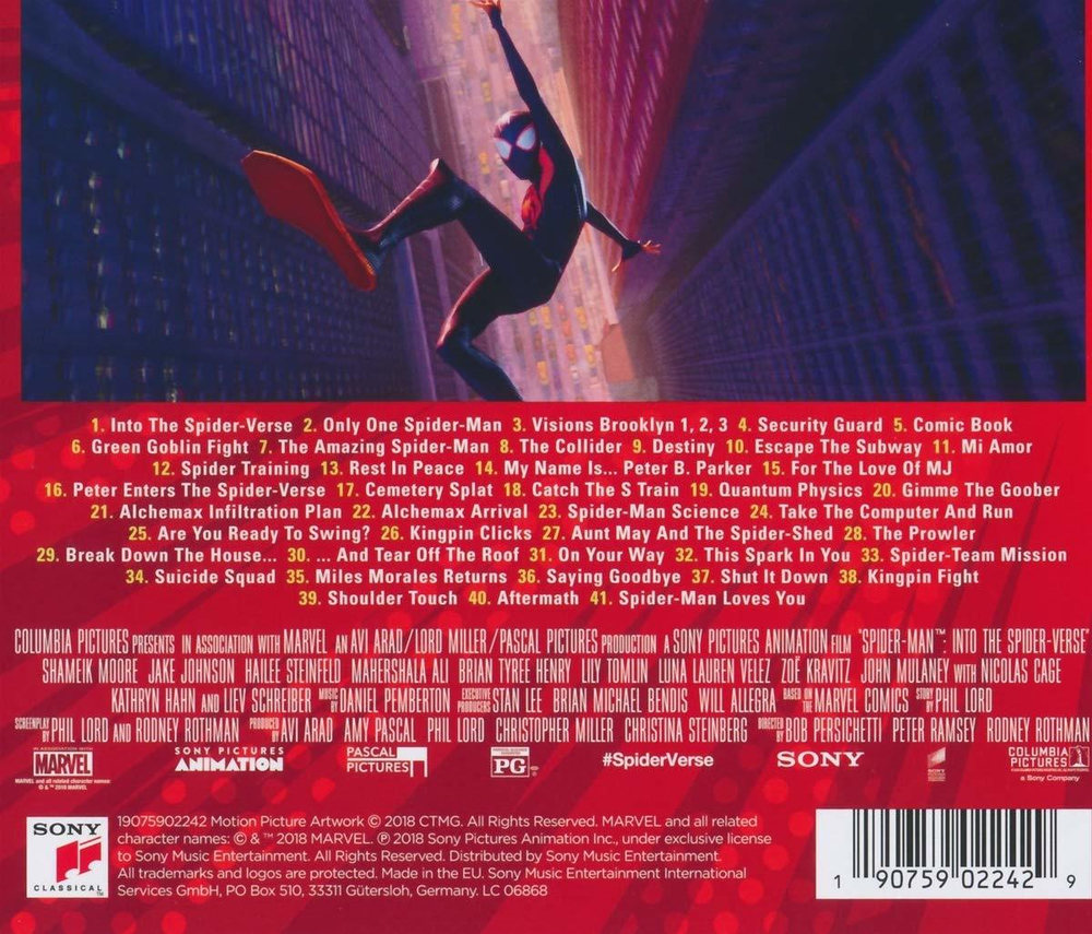 Soundtrack / Daniel Pemberton: Spider-Man - Into the Spider-Verse (CD)