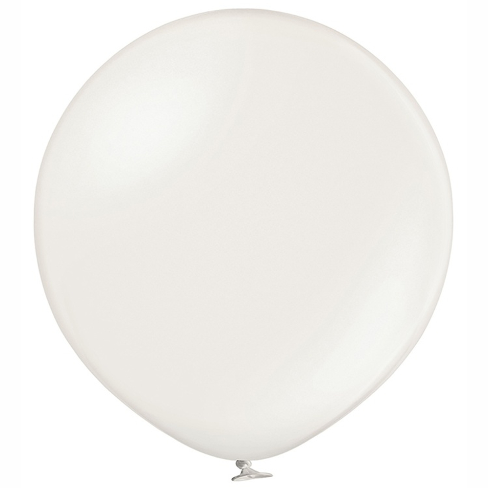 Шар латексный Металлик 61 см (Белый)