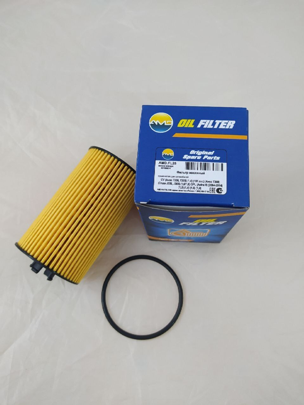 Фильтр масляный AMDFL25 для Chevrolet Aveo, Cruze, Astra
