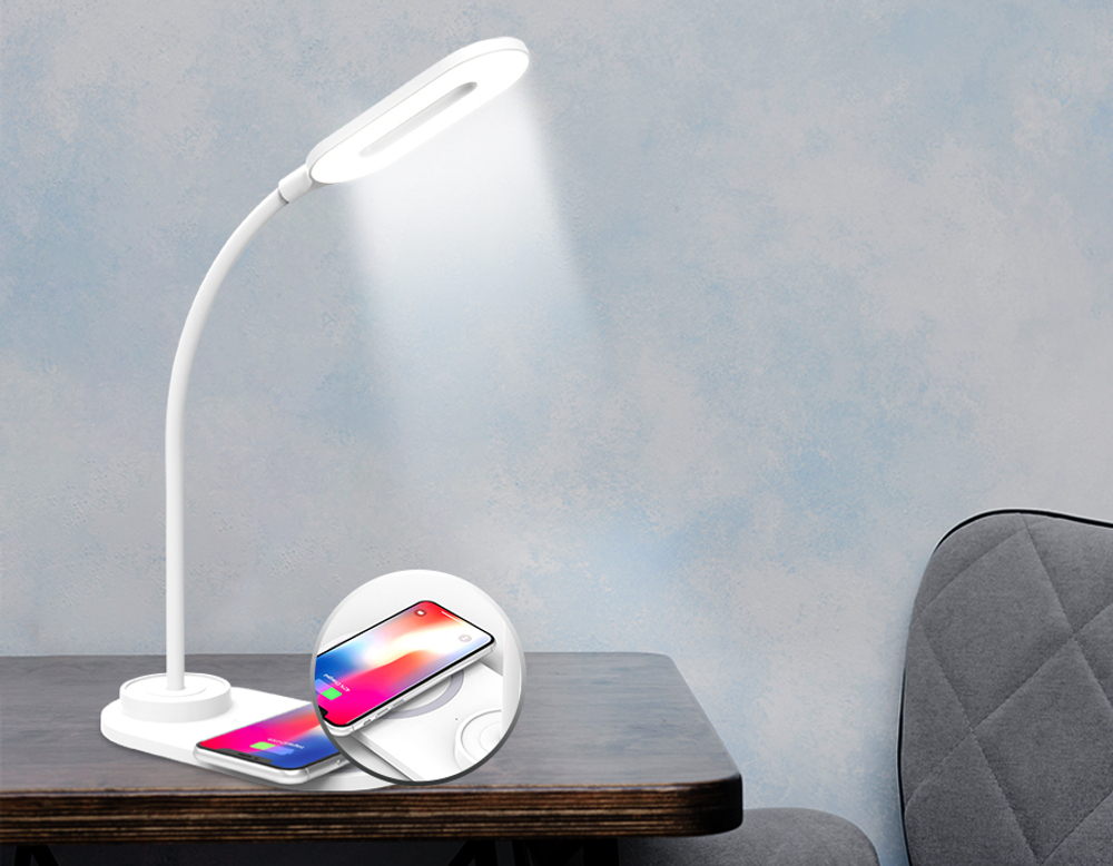 Настольная лампа с беспроводной зарядкой Ambrella Light Desk DE588