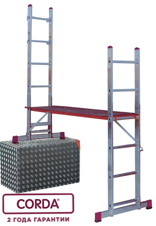 МАЛЫЕ ЛЕСТНИЧНЫЕ ПОДМОСТИ KRAUSE CORDA 080028 (80028)