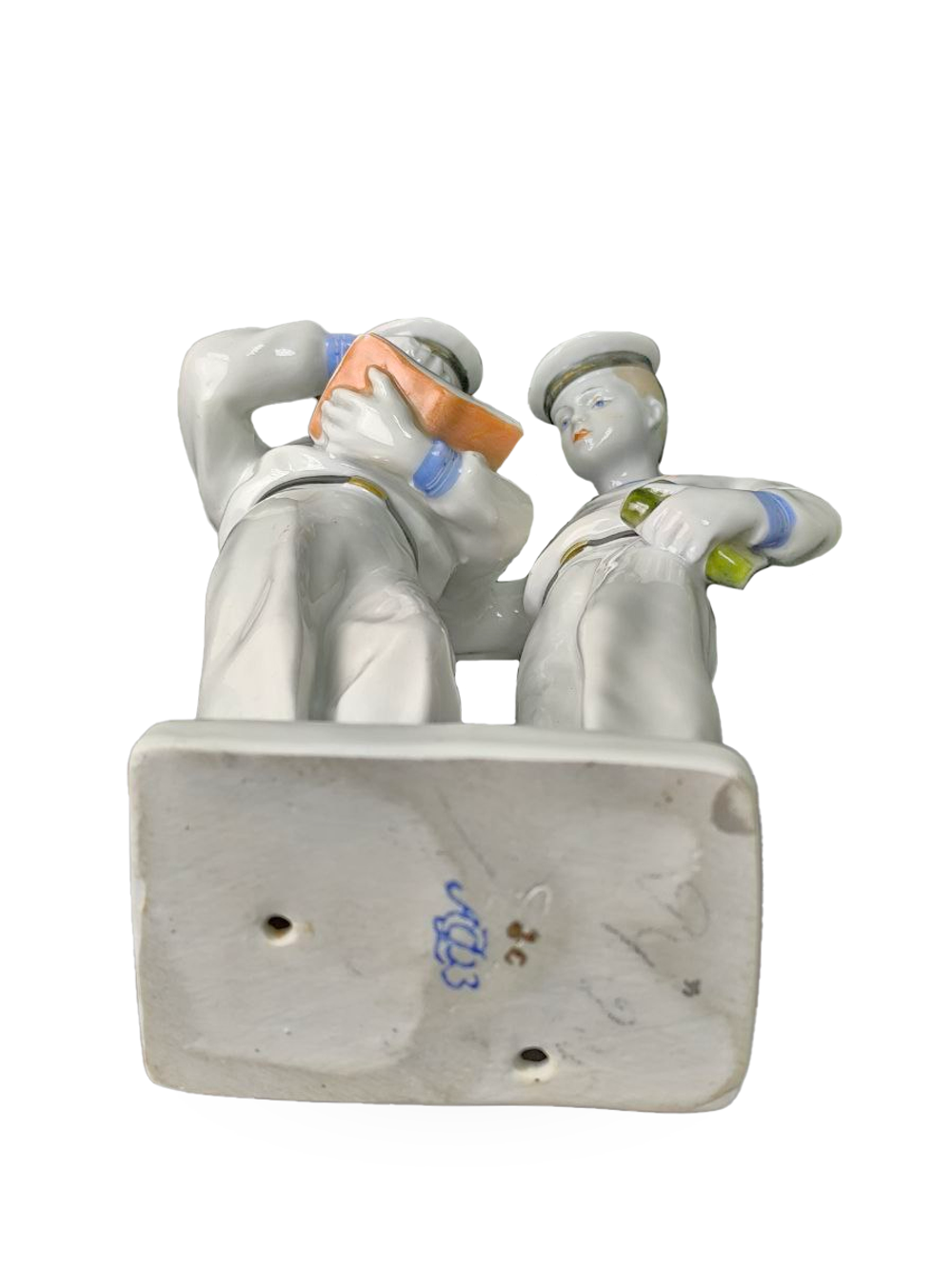 Фарфоровая статуэтка "Нахимовцы" (моряки) ЛФЗ