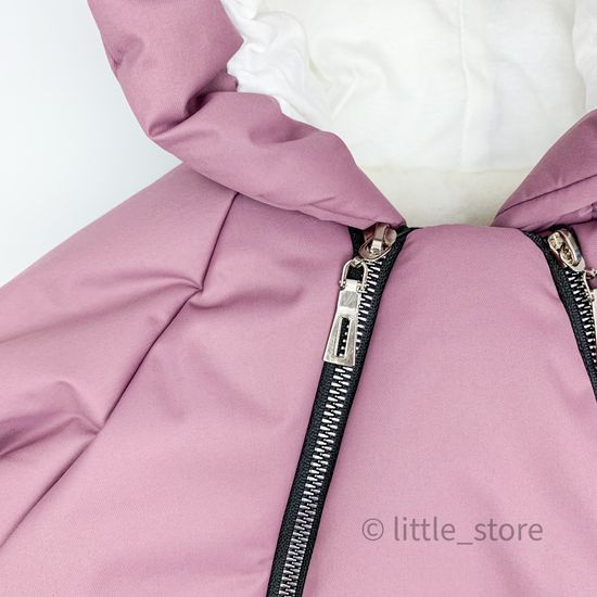 Конверт-комбинезон зимний "Галактика" лиловый