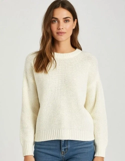 Джемпер женский QOZA, белый, р.xs-l