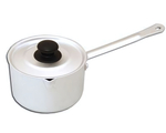 Кастрюля 0,75л алюминиевая с металлической ручкой