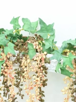 Искусственные цветы на стену в кашпо