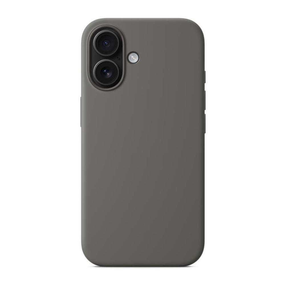 Силиконовый чехол MagSafe Apple Silicone Case для iPhone 16, Каменно-серый
