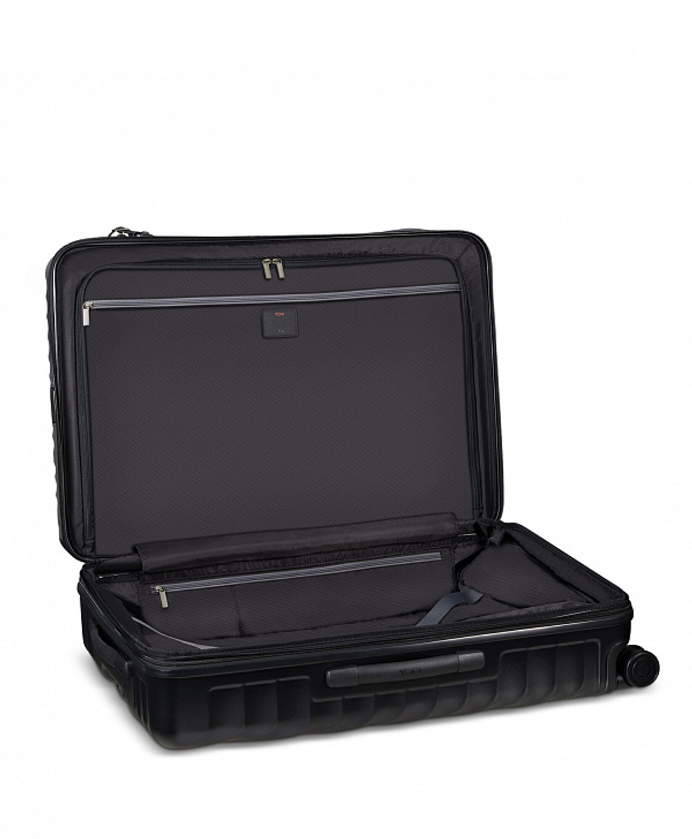 Чемодан большой расширяемый/Text black