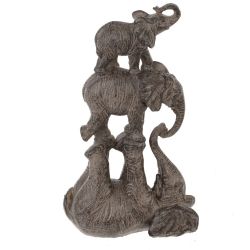 GAEM Фигурка декоративная "Слоны", L15 W7,5 H25 см