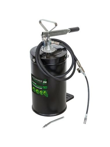 Нагнетатель смазки ручной 16кг(гибкий/жесткий наконечники) RockForce##Rock FORCE RF-07065