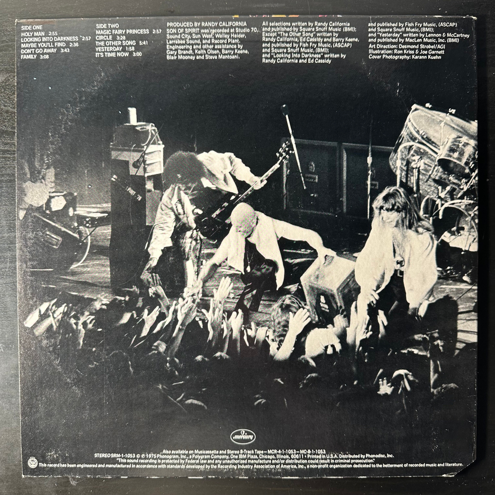 Spirit ‎– Son Of Spirit (США 1975г.)