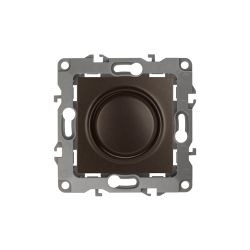12-4101-13 ЭРА Светорегулятор поворотно-нажимной, 400ВА 230В, IP20, Эра12, бронза | Розетки и выключатели