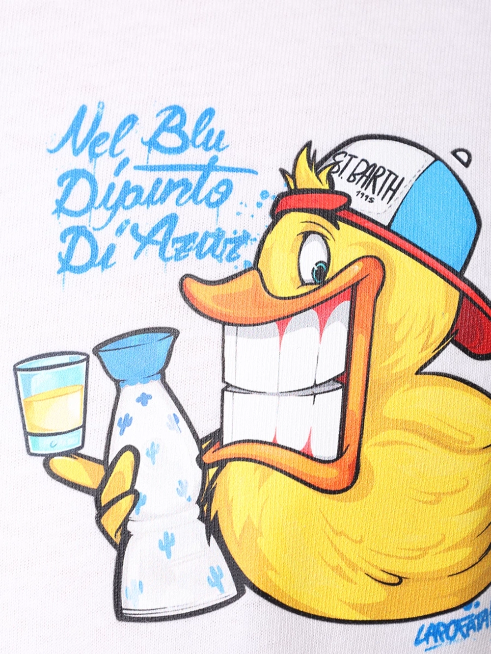 Футболка MC Saint Barth TSHIRT DUCKY TEQUILA 01 белый