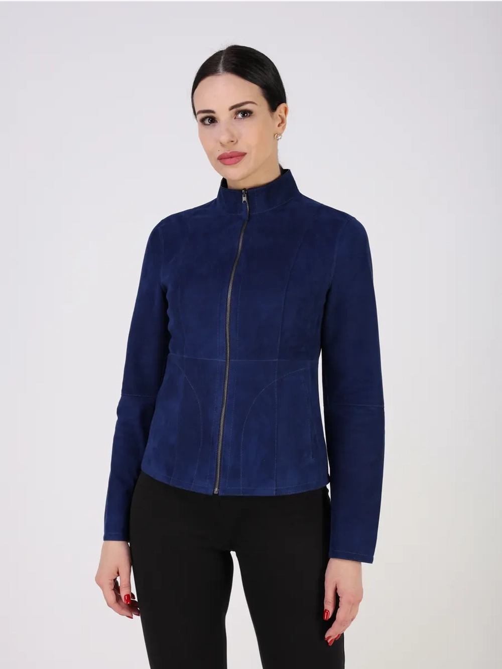 Кожаная куртка демисезонная замшевая двухсторонняя