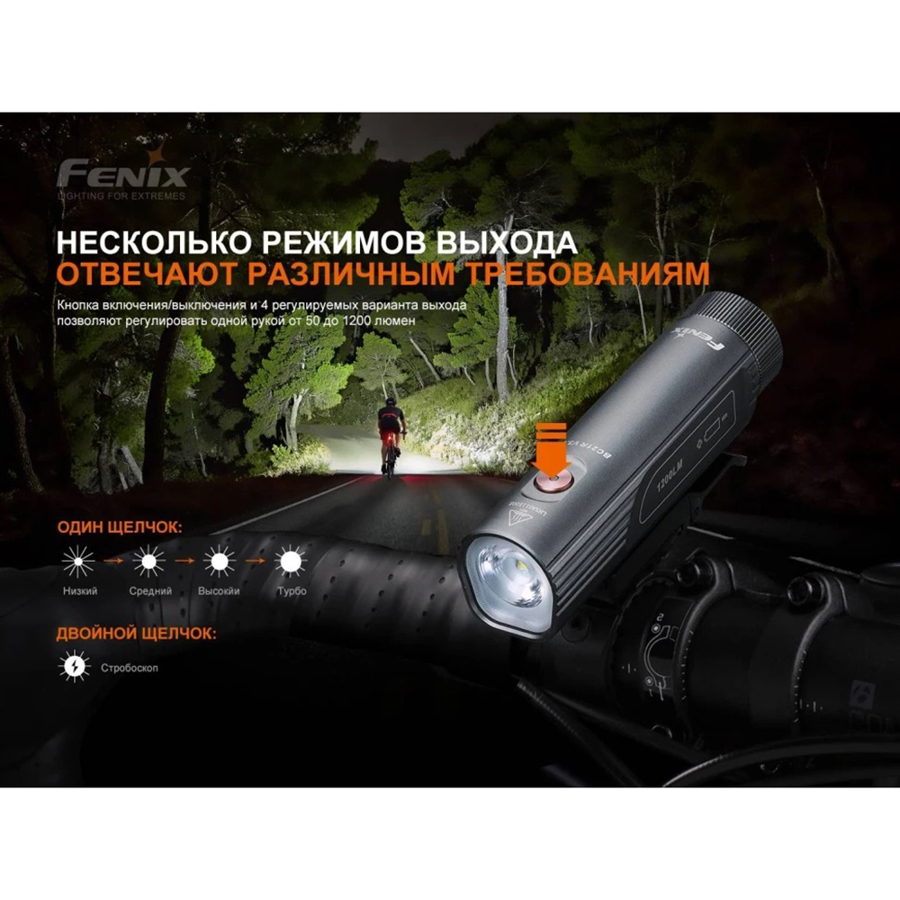 Фонарь велосипедный светодиодный Fenix BC21RV30