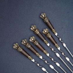 Подарочный набор шампуров "Герб"