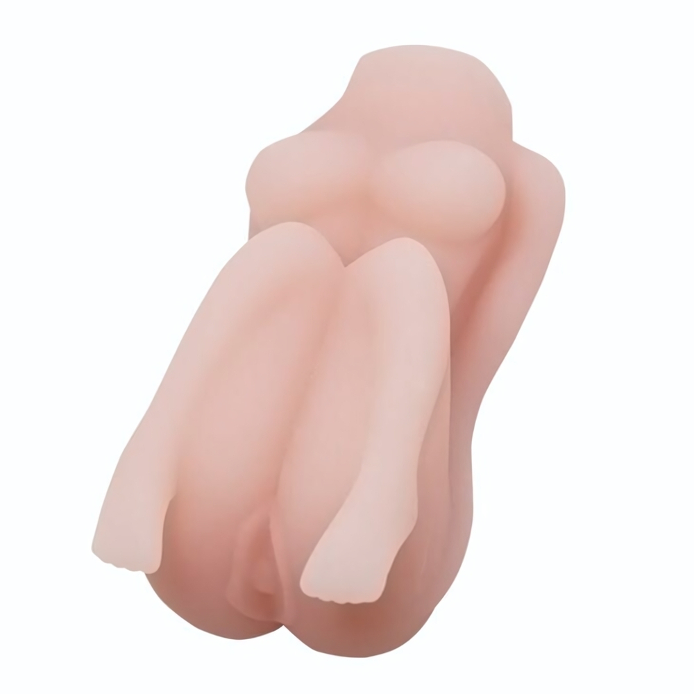 Тугой мастурбатор в виде женской фигурки (Цвет: телесный)