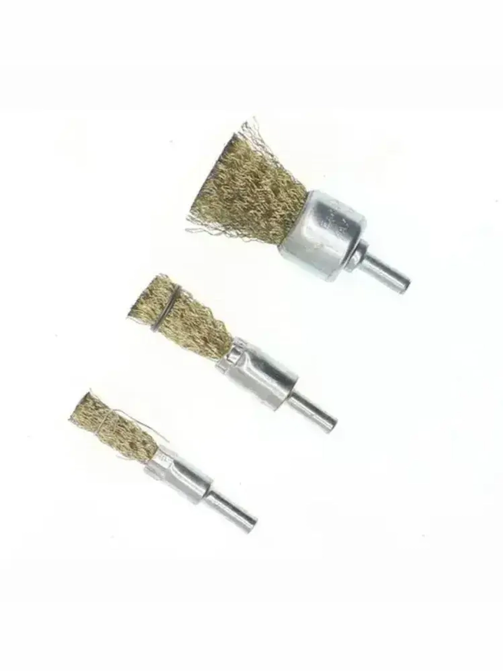 Щетки металлические для дрели 3шт, Набор щеток-крацовок Кистевых насадок для дрели, Корщетка