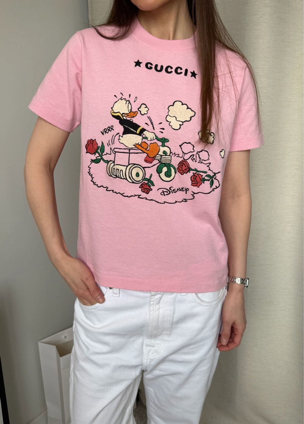 Хлопковая футболка Gucci, XXS
