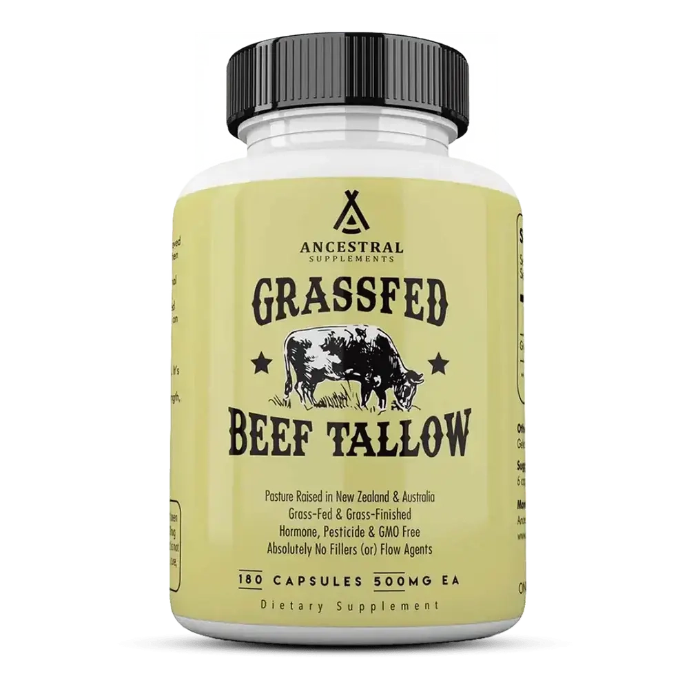 Ancestral Supplements - Grass Fed Beef Tallow 500 mg 180 capsules