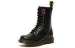 Dr. Martens 1490 Rose Gold Hardware High Boots "Black" Women"s